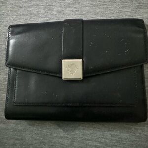 Gianni Versace black wallet
